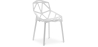 Buy Mykonos design dining chair - PP and Metal White 59796 in the Europe