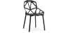 Buy Mykonos design dining chair - PP and Metal Black 59796 - in the EU