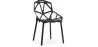 Buy Mykonos design dining chair - PP and Metal Black 59796 - in the EU