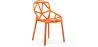Buy Mykonos design dining chair - PP and Metal Orange 59796 in the Europe