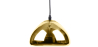 Buy Empty Pendant Lamp  - 18cm - Chromed Metal Gold 51886 - in the EU
