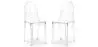 Buy Pack of 2 Transparent Dining Chairs - Victoire  Transparent 58734 - in the EU