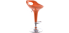 Buy Swivel Chromed Modern Bar Stool - Height Adjustable Orange 49736 at MyFaktory