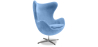 Buy Armchair with armrests - Fabric upholstery - Brun Light blue 13412 - prices