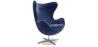Buy Armchair with armrests - Fabric upholstery - Brun Dark blue 13412 at MyFaktory
