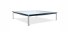 Buy Glass Coffee Table SQUAR - 70cm Steel 13298 - in the EU