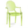 Buy Transparent Dining Chair - Armrest Design - Louis King Green transparent 16461 home delivery