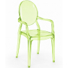 Buy Transparent Dining Chair - Armrest Design - Louis King Green transparent 16461 home delivery