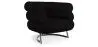 Buy Designer armchair - Faux leather upholstery - Biven Black 16500 - prices