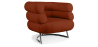 Buy Designer armchair - Faux leather upholstery - Biven Brown 16500 at MyFaktory