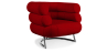 Buy Designer armchair - Faux leather upholstery - Biven Red 16500 in the Europe