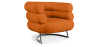 Buy Designer armchair - Faux leather upholstery - Biven Orange 16500 with a guarantee