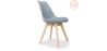 Buy Set of 2 Brielle Scandinavian design chair with cushion - Matt Light grey 58740 at MyFaktory