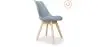 Buy Set of 2 Brielle Scandinavian design chair with cushion - Matt Light grey 58740 at MyFaktory