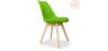 Buy Set of 2 Brielle Scandinavian design chair with cushion - Matt Green 58740 - prices
