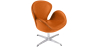 Buy Swin Chair - Faux Leather Orange 13663 in the Europe