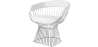 Buy Cylinder Chair - Faux Leather White 16842 - prices