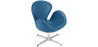 Buy Swin Chair - Faux Leather Dark blue 13663 in the Europe