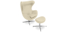 Buy Special Edition Bold chair with Ottoman - Premium Leather Ivory 13661 - in the EU