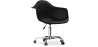 Buy Office Chair with Armrests - Desk Chair with Castors - Emery Black 14498 - in the EU