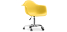 Buy Office Chair with Armrests - Desk Chair with Castors - Emery Yellow 14498 home delivery