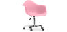 Buy Office Chair with Armrests - Desk Chair with Castors - Emery Pink 14498 at MyFaktory