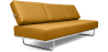 Buy Sofa Bed SQUAR (Convertible) - Faux Leather Mustard 14621 in the Europe
