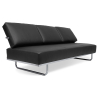 Buy Sofa Bed SQUAR (Convertible) - 3 Seater - Premium Leather Black 14622 - in the EU