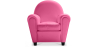 Buy Club Armchair - Faux Leather Pink 54286 at MyFaktory