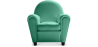 Buy Club Armchair - Faux Leather Turquoise 54286 home delivery