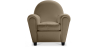 Buy Club Armchair - Faux Leather Taupe 54286 - in the EU
