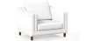 Buy 2211 Design Living room Armchair - Premium Leather White 15447 - prices