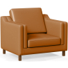 Buy 2211 Design Living room Armchair - Premium Leather Light brown 15447 at MyFaktory