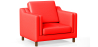 Buy 2211 Design Living room Armchair - Premium Leather Red 15447 with a guarantee