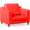 Buy 2211 Design Living room Armchair - Premium Leather Red 15447 with a guarantee