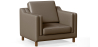 Buy 2211 Design Living room Armchair - Premium Leather Taupe 15447 in the Europe