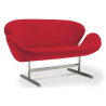 Buy Swin Sofa (2 seats) - Fabric Red 13911 home delivery