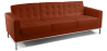 Buy Design Sofa Kanel  (3 seats) - Faux Leather Brown 13246 in the Europe