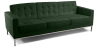 Buy Design Sofa Kanel  (3 seats) - Faux Leather Green 13246 in the Europe