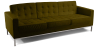 Buy Design Sofa Kanel  (3 seats) - Faux Leather Olive 13246 - in the EU