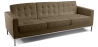 Buy Design Sofa Kanel  (3 seats) - Faux Leather Taupe 13246 in the Europe
