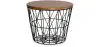 Buy Side Table Basket –- Modern Style Black 58416 - in the EU