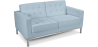Buy Design Sofa Kanel  (2 seats) - Faux Leather Pastel blue 13242 - prices