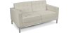 Buy Design Sofa Kanel  (2 seats) - Faux Leather Ivory 13242 at MyFaktory