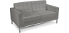 Buy Design Sofa Kanel  (2 seats) - Faux Leather Grey 13242 - in the EU