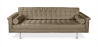 Buy Design Sofa Trendy (3 seats) - Faux Leather Taupe 13259 - in the EU