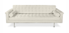 Buy Design Sofa Trendy (3 seats) - Faux Leather Ivory 13259 - prices