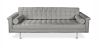 Buy Design Sofa Trendy (3 seats) - Faux Leather Grey 13259 at MyFaktory