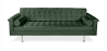 Buy Design Sofa Trendy (3 seats) - Faux Leather Green 13259 home delivery