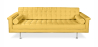 Buy Design Sofa Trendy (3 seats) - Faux Leather Pastel yellow 13259 with a guarantee